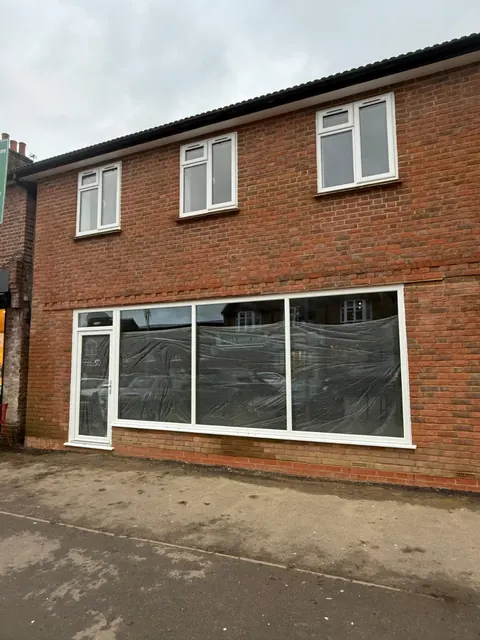Aluminium shopfront - completed one of our jobs