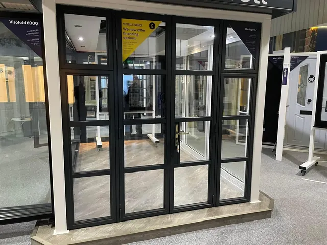 Steel-framed shopfront - completed one of our jobs